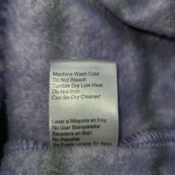 Jachs Cabin Mock Neck T Snap Purple Fleece Pullover Sweater Women's Sz M - Picture 11 of 12